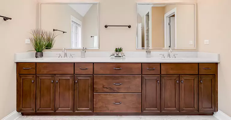 Bathroom Cabinet Renovation in Leander