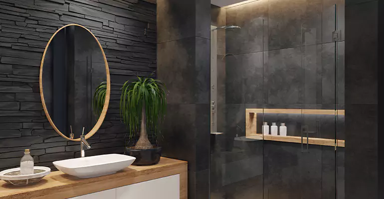 Bathroom Floor Tile Remodel in Leander